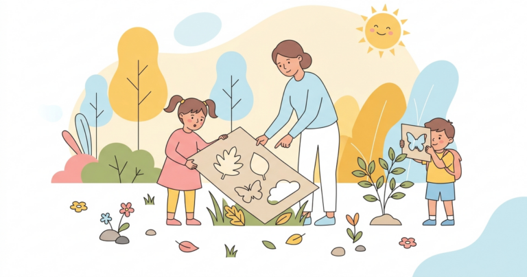 Новый взгляд на природу: трафареты для юных исследователей