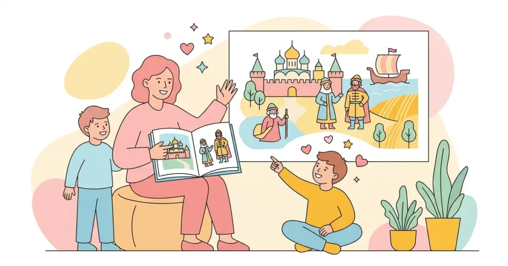 Как иллюстрации помогают детям полюбить Россию и её историю